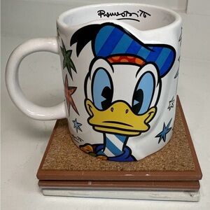 Vintage Donald‎ Duck Mug By Britto. Never Used. 10 oz